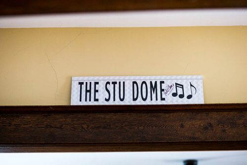 MIKAELA MACKENZIE / WINNIPEG FREE PRESS
The "Stu Dome" (signed by the creator of the sign), where frequent house concerts are held in Winnipeg on Thursday, Jan. 10, 2019. 
Winnipeg Free Press 2018.