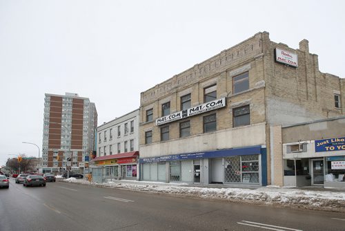 JOHN WOODS / WINNIPEG FREE PRESS
The Monte Cassino Court building at 639 Portage in Winnipeg is photographed Sunday, January 13, 2019. The owners want a city committee to vote down a request to have the building added to the city's list of historical resources.