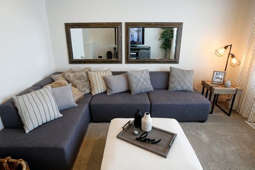 PHIL HOSSACK / WINNIPEG FREE PRESS - 383 Bonaventure Drive West in Bonavista, 2nd level lounge/TV room. January 14, 2019