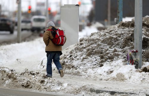 TREVOR HAGAN / WINNIPEG FREE PRESS
A memorial at the corner of Maroons Road and St. James Street, Monday, January 14, 2019.