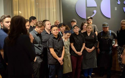 SUBMITTED PHOTO

Top chefs and their staff from around Winnipeg volunteered their time and services to create an incredible evening of fine dining at the second annual Candace House dining experience fundraiser, Eat, Drink and Be Giving, at ERA Bistro in the Canadian Museum for Human Rights on Nov. 18, 2018. (See Social Page)