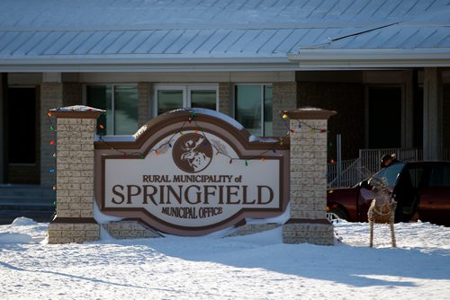 PHIL HOSSACK / WINNIPEG FREE PRESS - Photos of Municipal Building / sign. RM of Springfield to give themselves a 20% raise. Carol Sanders story. January 7, 2019.