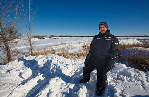 MIKE DEAL / WINNIPEG FREE PRESS
Rod Bourbonnais and his family have owned the property in St. Norbert for the last thirteen years and one of the proposals for the St. Norbert Bypass would reduce his 40 acre lot down to five-to-seven acres.
190117 - Thursday, January 17, 2019.