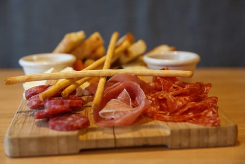 MIKE DEAL / WINNIPEG FREE PRESS
Carbone Club Cafe
260 St Mary Ave
Charcuterie Board which contains: parmesan cheese, brie cheese, calabrese Salami, cured Salumi, herbed Ricotta with honey, and olive Tapenade.
190118 - Friday, January 18, 2019.