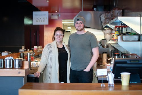 Canstar Community News Jan. 16 - The Sherbrook Street Delicatessan is back in busniess with Riley Bernier and Juliana Alves at the helm. (EVA WASNEY/CANSTAR COMMUNITY NEWS/METRO)