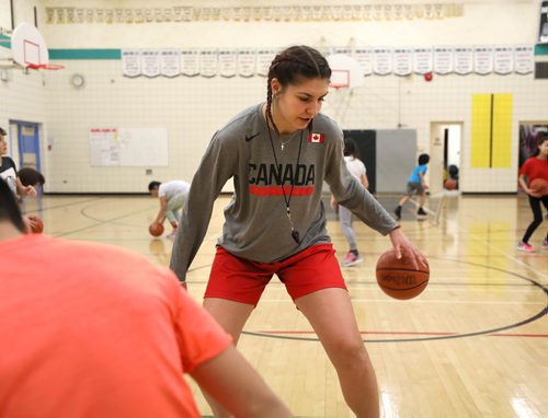 RUTH BONNEVILLE / WINNIPEG FREE PRESS

SPORTS - Emily Potter


Description: Pro basketball player Emily Potter returns to her old middle school,Samuel Burland School, for another stop in her tour around Winnipeg area schools in which she is promoting fitness and basketball.

Photos of her teaching a grade 5/6 class Thursday. 




Mike Sawatzky story. 


January 24th, 2019

