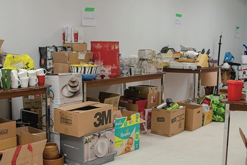 Canstar Community News Jan. 23 - The Spence Neighbourhood Association and the John Howard Society have had a flood of donations come in for victims of recent apartment fires in the West End. (EVA WASNEY/CANSTAR COMMUNITY NEWS/METRO)