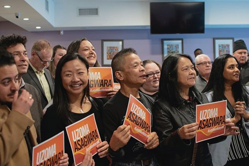 Canstar Community News Jan. 23 - Uzoma Asagwara announced her run for the NDP nomination in Minto should there be a byelection if current MLA Andrew Swan is selected to run federally for the NDP.  (EVA WASNEY/CANSTAR COMMUNITY NEWS/METRO)