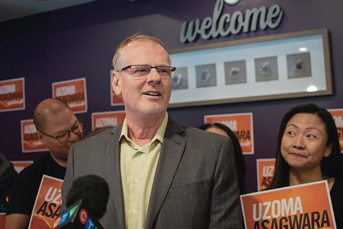 Canstar Community News Jan. 23 - Uzoma Asagwara announced her run for the NDP nomination in Minto should there be a byelection if current MLA Andrew Swan is selected to run federally for the NDP.  (EVA WASNEY/CANSTAR COMMUNITY NEWS/METRO)