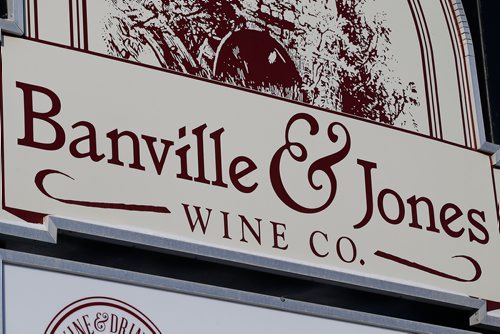 JOHN WOODS / WINNIPEG FREE PRESS
Banville & Jones Wine Co. on St Mary's Road in Winnipeg photographed Monday, January 28, 2019. Banville & Jones Wine Co. is suing the MLCC for allowing out-of-province wine clubs to operate. They say Manitoba sellers get a raw deal because they can only charge what the government says, while a seller based elsewhere can charge something else.