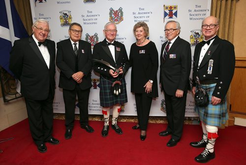 JASON HALSTEAD / WINNIPEG FREE PRESS

LKJLKJ at the St. Andrews Society of Winnipegs 148th annual celebration dinner on Nov. 30, 2018 at the Fort Garry Hotel. (See Social Page)