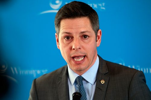 PHIL HOSSACK / WINNIPEG FREE PRESS - Mayor Brian Bowman announces a new initiative towards reconciliation. Also Santin Story. - January 29, 2019.