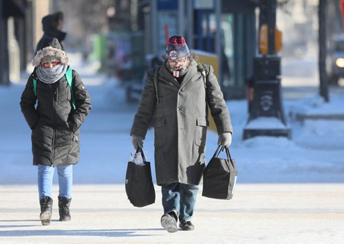 RUTH BONNEVILLE / WINNIPEG FREE PRESS

Cold Weather Standup

James Smith makes his way down Portage Ave. across from BellMTS Place carrying his bags and wearing a Jets Hat braving the bitter cold and high wind chill on Tuesday.


January 28th,  2019
