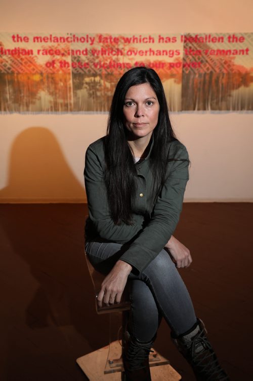 RUTH BONNEVILLE / WINNIPEG FREE PRESS

ENT - Chitimacha weavings

Description: Portraits of  artist Sarah Sense. with her art at Urban Shaman gallery Tuesday, 
Her works  are traditional Chitimacha indigenous weavings made out of photographs and text. 



JILL WILSON | REPORTER / EDITOR

January 29th,  2019
