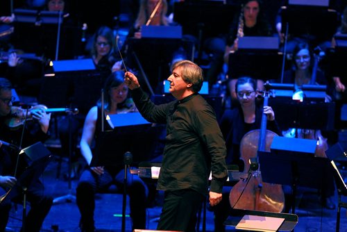 PHIL HOSSACK / WINNIPEG MANITOBA - WSO Conductor Daniel Raiskin  at the New Music Festival Wednesday. -  See Holly's story. January 30, 2019