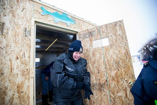 MIKAELA MACKENZIE / WINNIPEG FREE PRESS
RCMP commissioner Brenda Lucki visits ice shacks on the Red River near Selkirk, Manitoba on Friday, Feb. 1, 2019.
Winnipeg Free Press 2018.