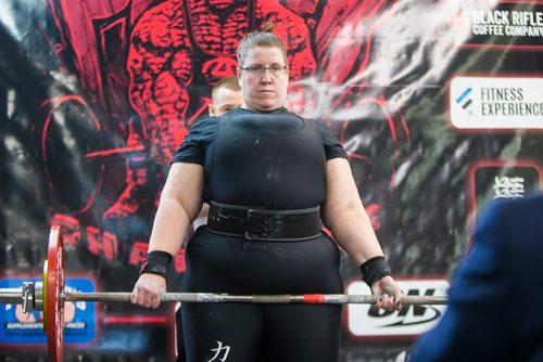 MIKAELA MACKENZIE / WINNIPEG FREE PRESS
Deaf lifter Jocelynn Johnson does her deadlift at Brickhouse Gyms fourth annual powerlifting competition, Manitoba's largest powerlifting competition to date, in Winnipeg on Saturday, Feb. 2, 2019.
Winnipeg Free Press 2018.