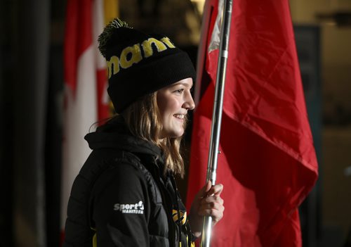 RUTH BONNEVILLE / WINNIPEG FREE PRESS


Sports,
Alana Lesperance, Ringette player, has been named opening ceremonies flag bearer for 2019 Canada Winter Games by Team Manitoba Tuesday. Canada Winter Games take place in Red Deer, Alberta, on Feb 15the and run till March 3rd, 2019. 

See Mike Sawatzky story


Feb 05, 19
