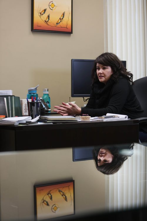 RUTH BONNEVILLE / WINNIPEG FREE PRESS


Saturday Special

Profile on Cora Morgan, Assembly of Manitoba Chiefs First Nations Family Advocate and services at the centre. 

Photo of Morgan in her office.  


Saturday special, In the wake of the explosive CFS Facebook video, which she helped shed light on. Profile piece on her role? What's her background? Why does the Assembly of Manitoba Chiefs have its own dedicated advocate?

Photos of Healing classes, children at office, indigenous cultural items and portraits of Morgan at AMC First Nations Family Advocate office Wednesday. 


See story by Jessica Botelho-Urbanski
Manitoba Legislature Reporter

Feb 6, 2019
