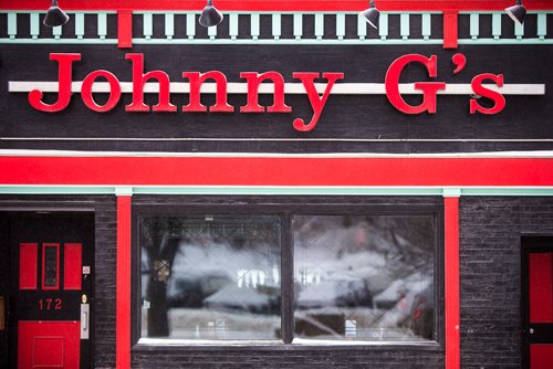 MIKAELA MACKENZIE / WINNIPEG FREE PRESS
Johnny G's restaurant, the site of a double homicide earlier the week, in Winnipeg on Friday, Feb. 8, 2019.
Winnipeg Free Press 2019.