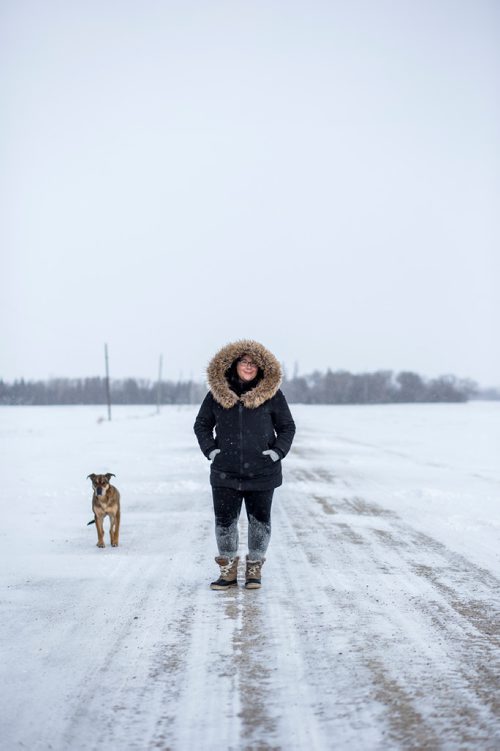 MIKAELA MACKENZIE / WINNIPEG FREE PRESS
Jessica Swan, who experiences eco-anxiety (a situation where some people become so concerned about climate change and what we are doing to the environment that it effects their mental health) poses for a portrait on her property just outside of Winnipeg on Monday, Feb. 11, 2019. Jessica had a week-long anxiety attack after the IPCC climate change report came up last year and had to seek treatment.
Winnipeg Free Press 2019.