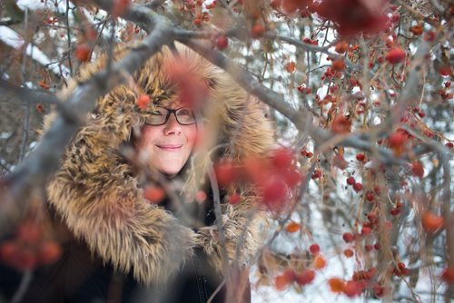 MIKAELA MACKENZIE / WINNIPEG FREE PRESS
Jessica Swan, who experiences eco-anxiety (a situation where some people become so concerned about climate change and what we are doing to the environment that it effects their mental health) poses for a portrait on her property just outside of Winnipeg on Monday, Feb. 11, 2019. Jessica had a week-long anxiety attack after the IPCC climate change report came up last year and had to seek treatment.
Winnipeg Free Press 2019.