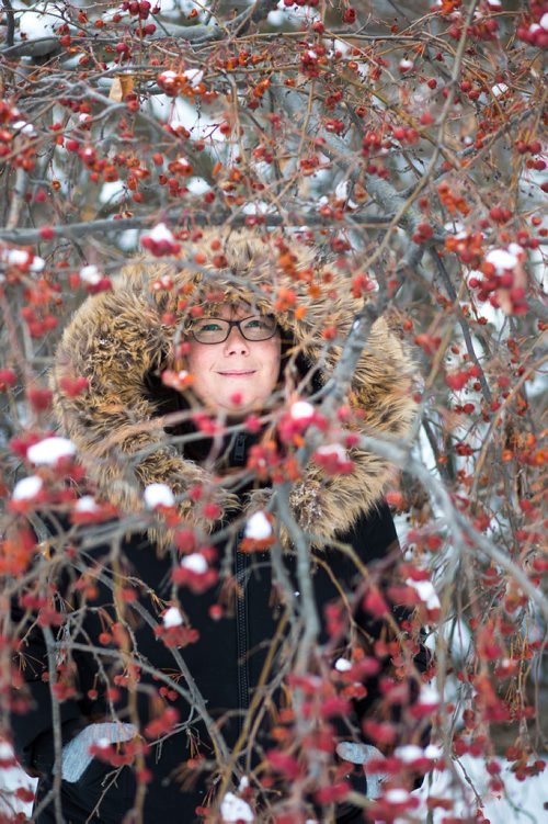 MIKAELA MACKENZIE / WINNIPEG FREE PRESS
Jessica Swan, who experiences eco-anxiety (a situation where some people become so concerned about climate change and what we are doing to the environment that it effects their mental health) poses for a portrait on her property just outside of Winnipeg on Monday, Feb. 11, 2019. Jessica had a week-long anxiety attack after the IPCC climate change report came up last year and had to seek treatment.
Winnipeg Free Press 2019.