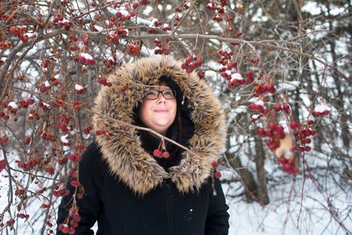 MIKAELA MACKENZIE / WINNIPEG FREE PRESS
Jessica Swan, who experiences eco-anxiety (a situation where some people become so concerned about climate change and what we are doing to the environment that it effects their mental health) poses for a portrait on her property just outside of Winnipeg on Monday, Feb. 11, 2019. Jessica had a week-long anxiety attack after the IPCC climate change report came up last year and had to seek treatment.
Winnipeg Free Press 2019.