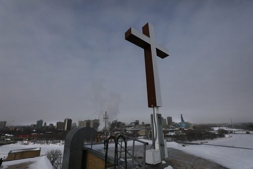 RUTH BONNEVILLE / WINNIPEG FREE PRESS

Standup - ST.B Cross blessing

Photo of New Cross on the very top of the St. Boniface Hospital after Archbishop, Albert LeGatt, gave  blessing to the new LED rooftop cross that replaced the one from 1953, Monday. 



Standup 

Feb 11, 2019
