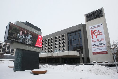 JOHN WOODS / WINNIPEG FREE PRESS
The Centennial Concert Hall in Winnipeg photographed Monday, February 11, 2019.