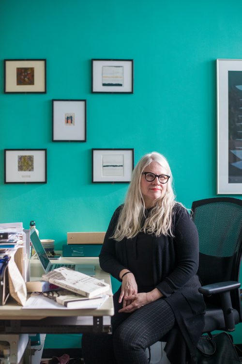 MIKAELA MACKENZIE / WINNIPEG FREE PRESS
Esyllt Jones, history professor at St Johns College and expert on the Spanish Influenza of 1918, poses for a portrait in her office in Winnipeg on Tuesday, Feb. 12, 2019.
Winnipeg Free Press 2019.