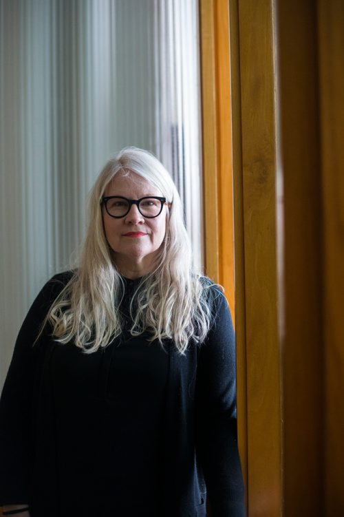 MIKAELA MACKENZIE / WINNIPEG FREE PRESS
Esyllt Jones, history professor at St Johns College and expert on the Spanish Influenza of 1918, poses for a portrait in her office in Winnipeg on Tuesday, Feb. 12, 2019.
Winnipeg Free Press 2019.