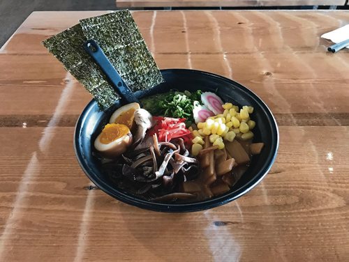 Canstar Community News The tonkatsu ramen bowl at Gaijin Izakaya. (SHELDON BIRNIE/CANSTAR/THE HERALD)