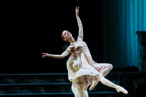 MIKAELA MACKENZIE / WINNIPEG FREE PRESS
Dmitri Dovgoselets and Elizabeth Lamont dance in a media preview of Royal Winnipeg Ballets Romeo & Juliet at the Centennial Concert Hall in Winnipeg on Tuesday, Feb. 12, 2019.
Winnipeg Free Press 2019.