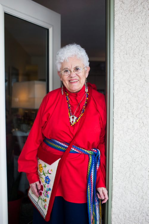 MIKAELA MACKENZIE / WINNIPEG FREE PRESS
Lucienne Beaudry Loiselle, who has been a volunteer at Festival du Voyageur since 1969, poses for a portrait in costume in Winnipeg on Wednesday, Feb. 13, 2019.
Winnipeg Free Press 2019.