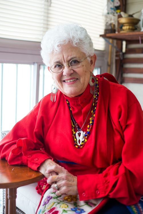 MIKAELA MACKENZIE / WINNIPEG FREE PRESS
Lucienne Beaudry Loiselle, who has been a volunteer at Festival du Voyageur since 1969, poses for a portrait in costume in Winnipeg on Wednesday, Feb. 13, 2019.
Winnipeg Free Press 2019.