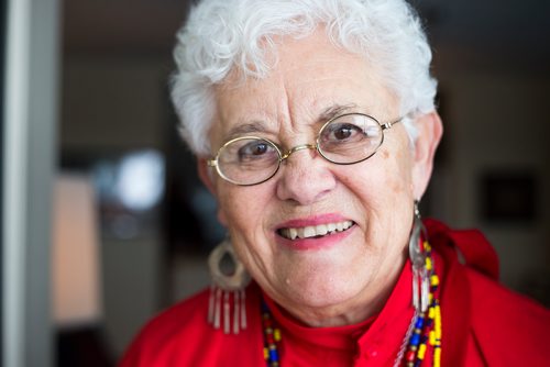 MIKAELA MACKENZIE / WINNIPEG FREE PRESS
Lucienne Beaudry Loiselle, who has been a volunteer at Festival du Voyageur since 1969, poses for a portrait in costume in Winnipeg on Wednesday, Feb. 13, 2019.
Winnipeg Free Press 2019.