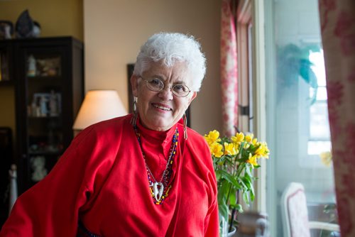 MIKAELA MACKENZIE / WINNIPEG FREE PRESS
Lucienne Beaudry Loiselle, who has been a volunteer at Festival du Voyageur since 1969, poses for a portrait in costume in Winnipeg on Wednesday, Feb. 13, 2019.
Winnipeg Free Press 2019.