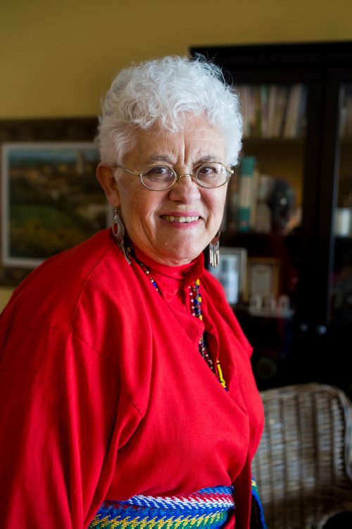 MIKAELA MACKENZIE / WINNIPEG FREE PRESS
Lucienne Beaudry Loiselle, who has been a volunteer at Festival du Voyageur since 1969, poses for a portrait in costume in Winnipeg on Wednesday, Feb. 13, 2019.
Winnipeg Free Press 2019.