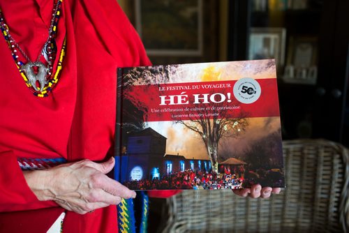 MIKAELA MACKENZIE / WINNIPEG FREE PRESS
Lucienne Beaudry Loiselle, who has been a volunteer at Festival du Voyageur since 1969, poses for a portrait in costume in Winnipeg on Wednesday, Feb. 13, 2019. She literally wrote the book on Festival!
Winnipeg Free Press 2019.