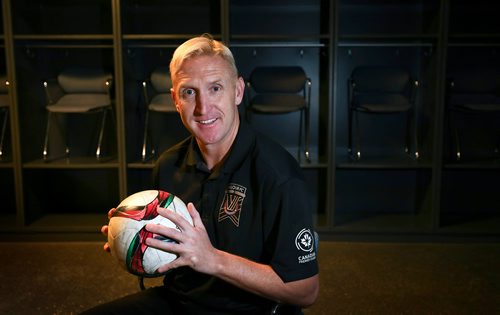 RUTH BONNEVILLE / WINNIPEG FREE PRESS


SPORTS - FC Valour

Portraits of Valour FC soccer coach Rob Gale in the new player dressing room at the Bomber stadium Friday.  Story abouthow he has gone about recruiting players for the team.


Taylor


Feb 15, 2019

