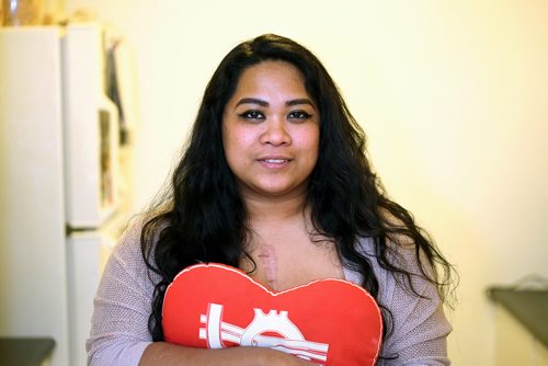 Shannon VanRaes / Winnipeg Free Press
Kathyryne Herminiano is a heart health ambassador after having two heart surgeries. Feb. 15, 2019.