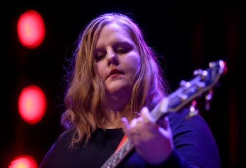 TREVOR HAGAN / WINNIPEG FREE PRESS
Erin Lebar at Girls Rock Adult Camp at the Park Theatre, Sunday, February 17, 2019.