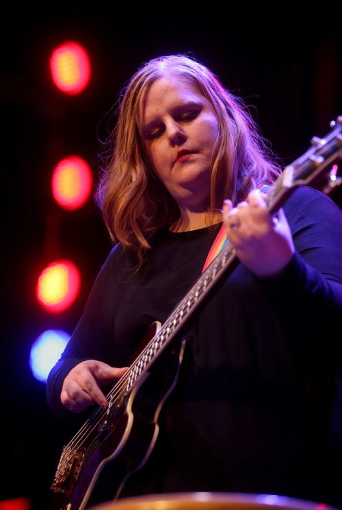 TREVOR HAGAN / WINNIPEG FREE PRESS
Erin Lebar at Girls Rock Adult Camp at the Park Theatre, Sunday, February 17, 2019.