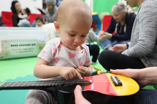 RUTH BONNEVILLE / WINNIPEG FREE PRESS

LOCAL - Standup, Baby Rhyme Time

Annilee Mortensen (10months) strums a ukulele while taking part in Baby Rhyme Time at the Millennium Library Wednesday.  

The program teaches the kids to discover the joy of songs, finger play, simple books and bouncing rhymes with their parents and is open to tots from the age 0 - 24 months at various libraries throughout the city.  Check the City of Winnipeg website or Leisure Guide for more information. 


Standup

Feb 20, 2019
