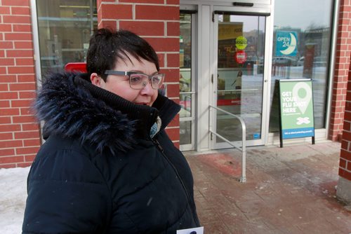 PHIL HOSSACK / WINNIPEG FREE PRESS - Adrianna makes her way into the Osborne Village's Shoppers Drug Mart which will no longer be open 24hrs, instead will start closing at Midnight in April. Carol Sanders' story. She was fine with a photo and first name, no last name. February 20, 2019