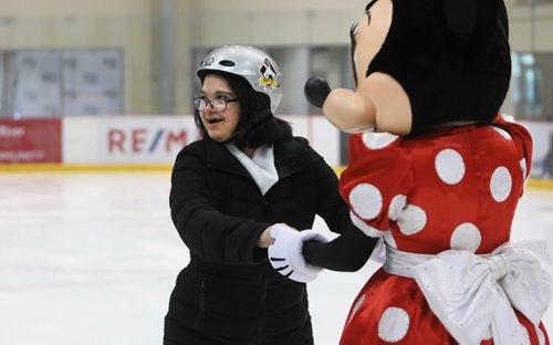 RUTH BONNEVILLE / WINNIPEG FREE PRESS

LOCAL - Disney on Ice

Special Olympics Athlete, Ruth Joseph, shows off some of her figure skating skills to Disney On Ice Performers and her family as she skates together with Minnie Mouse at Bell MTS Iceplex Thursday. 

Special Olympics athletes laced up their skates and had the unique opportunity to show off their skating moves, practice some drills and learn from professional performers with Disney On Ice, including a visit with Disney's Mickey and Minnie Mouse,  Thursday prior to the Disney on Ice 100 years of Magic show at Bell MTS this weekend.    

 

See Ashley Prest story

Feb 21, 2019
