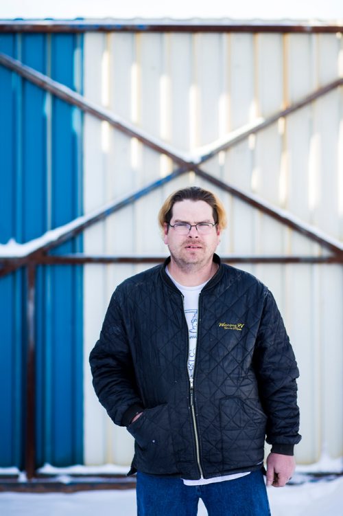 MIKAELA MACKENZIE / WINNIPEG FREE PRESS
Former Winnipeg Transit bus driver Adam Chouinard poses for a portrait at his new workplace, Winnipeg RV, in Winnipeg on Thursday, Feb. 21, 2019. After dozens of accidents, minor assaults, and having a gun pulled on him while behind the wheel, Chouinardonly three years into the jobleft the position.
Winnipeg Free Press 2019.