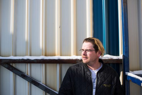 MIKAELA MACKENZIE / WINNIPEG FREE PRESS
Former Winnipeg Transit bus driver Adam Chouinard poses for a portrait at his new workplace, Winnipeg RV, in Winnipeg on Thursday, Feb. 21, 2019. After dozens of accidents, minor assaults, and having a gun pulled on him while behind the wheel, Chouinardonly three years into the jobleft the position.
Winnipeg Free Press 2019.