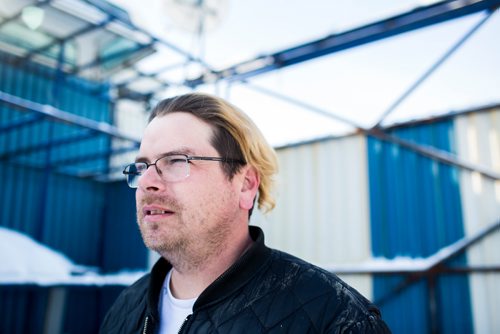 MIKAELA MACKENZIE / WINNIPEG FREE PRESS
Former Winnipeg Transit bus driver Adam Chouinard poses for a portrait at his new workplace, Winnipeg RV, in Winnipeg on Thursday, Feb. 21, 2019. After dozens of accidents, minor assaults, and having a gun pulled on him while behind the wheel, Chouinardonly three years into the jobleft the position.
Winnipeg Free Press 2019.